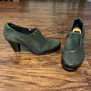 Clarks Artisan Suede Ankle Booties